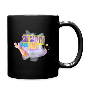 She said yes JGA - Full Colour Mug - black - Right