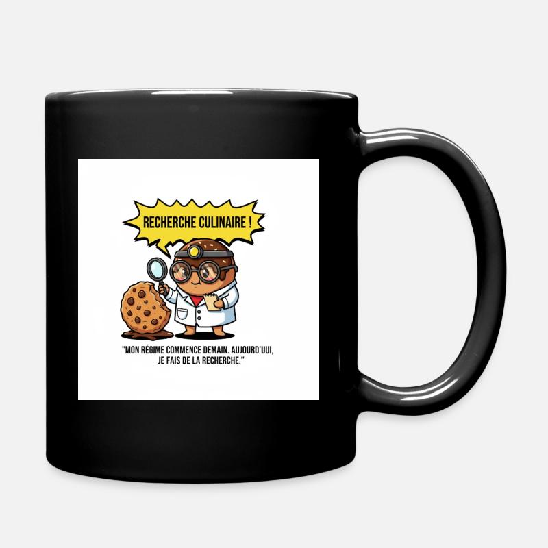 Gourmet Culinary Research - Full Colour Mug - black