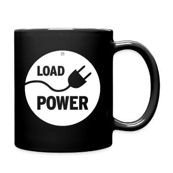 LOAD POWER - Full Colour Mug - black - Right