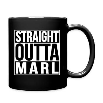 Straight Outta Marl - Full Colour Mug - black - Right