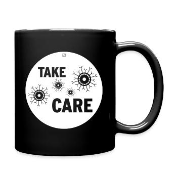 TAKE CARE - Tasse einfarbig - Schwarz - Rechts