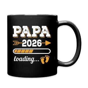 Dad 2026 Loading Future Dad Gift - Full Colour Mug - black - Right