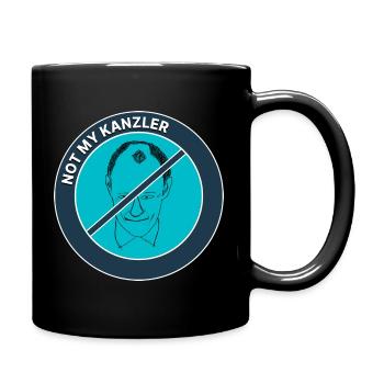 Pas mon chancelier – Satire politique - Mug uni - noir - Droite