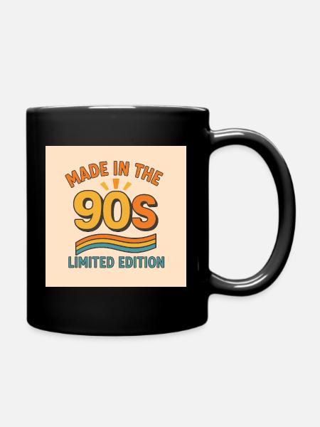 Fabriqué dans les années 90 – Édition limitée - Mug uni - noir
