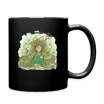 Meister der Verpackungsbänder - Tasse einfarbig - Schwarz - Rechts
