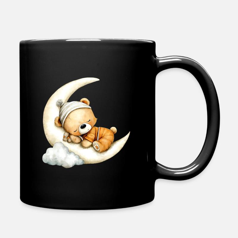 ours en peluche endormi - Mug uni - noir