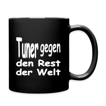 Tuner - Tasse einfarbig - Schwarz - Rechts