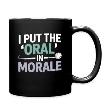 Dental Doctor Clinical Practice Design  - Full Colour Mug - black - Right