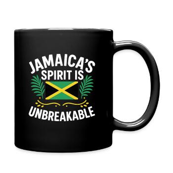 Jamaica's Spirit Unbreakable, Jamaica  - Full Colour Mug - black - Right