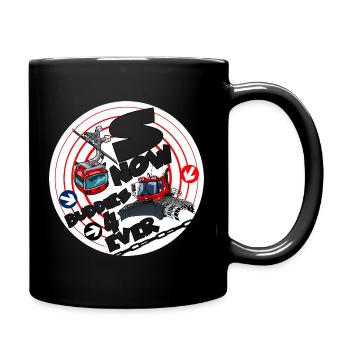 1423-snow_buddies_rood - Full Colour Mug - black - Right