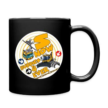 1423-SNOW_BUDDIES_4_EVER_geel-letters - Full Colour Mug - black - Right