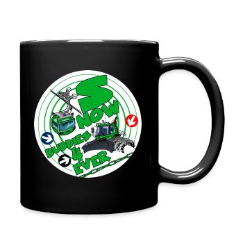 1423-SNOW_BUDDIES_4_EVER_groen-letters - Full Colour Mug - black - Right