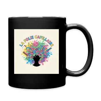 The Colorful Hair Madness - Full Colour Mug - black - Right