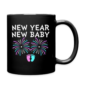 Sexe Révélation Nouvel An - Mug uni - noir - Droite
