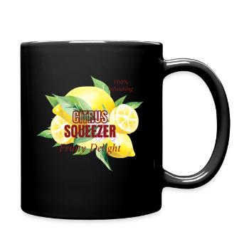 Citrus Squeezer Fruitily Delight - Full Colour Mug - black - Right