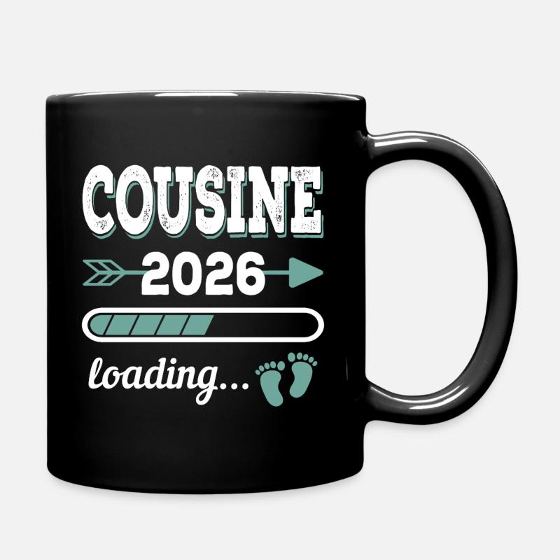 Cousin 2026 Chargement Big Cousin - Mug uni - noir