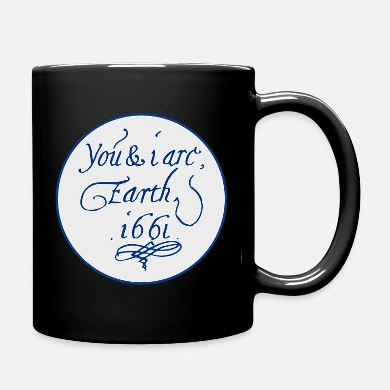 You & I are Earth 1661 - Full Colour Mug - black