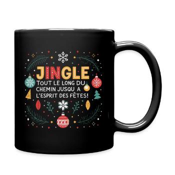 Holiday Path Jingle - Full Colour Mug - black - Right