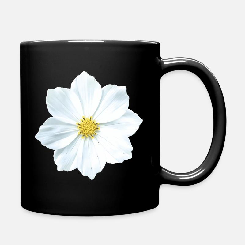 fleur - Mug uni - noir