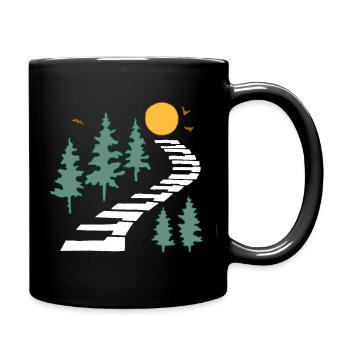 The musical path - Full Colour Mug - black - Right