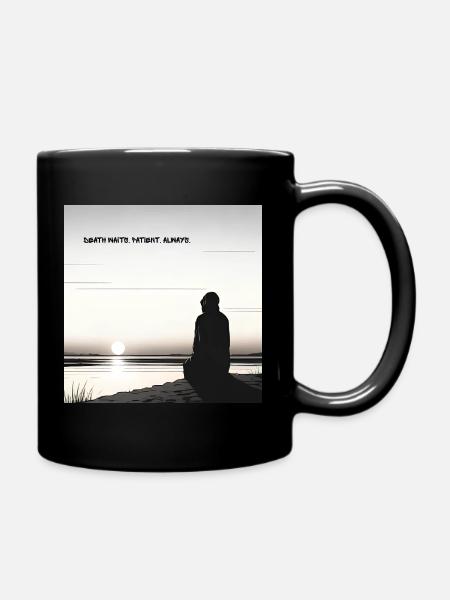 La mort attend toujours le patient - Mug uni - noir