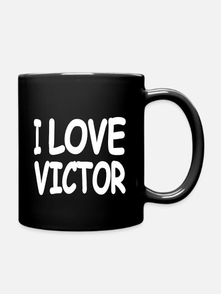 Victor - Tasse einfarbig - Schwarz