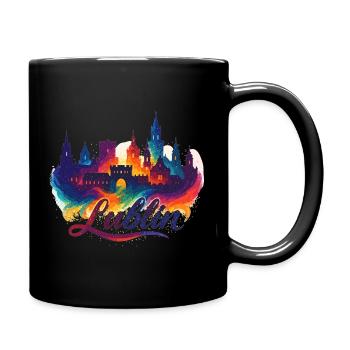 Lublin Gateway to the East Poland Polska Colorful Gift - Full Colour Mug - black - Right