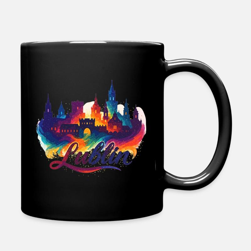 Lublin Tor zum Osten Polen Polska bunt Geschenk - Tasse einfarbig - Schwarz