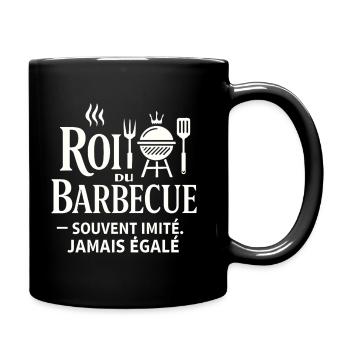 König des Grillens, der nie erreicht wurde - Tasse einfarbig - Schwarz - Rechts