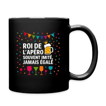 King of the aperitif never equalled - Full Colour Mug - black - Right
