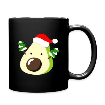 Avocat – Noël - Mug uni - noir - Droite