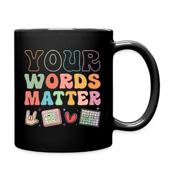Special Needs School Teacher Special Education Pedagogue - Full Colour Mug - black - Right