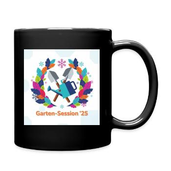 Outils de jardin géométriques « Session de jardin '25 » - Mug uni - noir - Droite