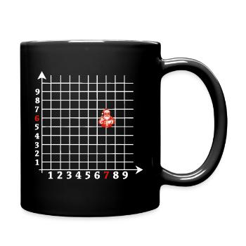 Santa Claus coordinates Six Seven Meme - Full Colour Mug - black - Right