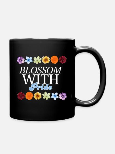 Fleurir avec fierté - Mug uni - noir