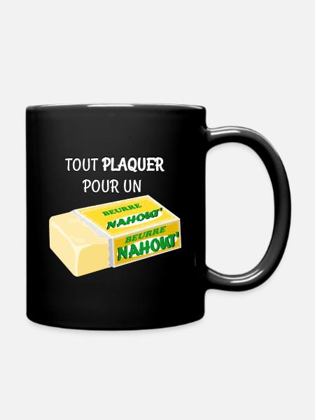 Beurre Nahout - Mug uni - noir