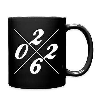 2026 Jahr - Tasse einfarbig - Schwarz - Rechts