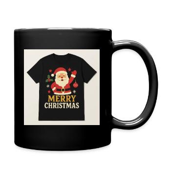 T-shirt de Noël - Mug uni - noir - Droite