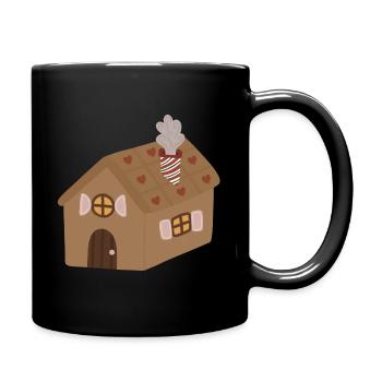 Cottage du Cœur de Gingembre - Mug uni - noir - Droite