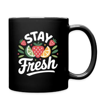 Reste tranquille - Mug uni - noir - Droite