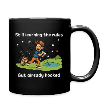 Golf - Apprentissage du style - Mug uni - noir - Droite