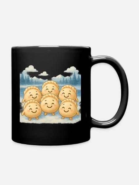 Pelmeni Further North - Full Colour Mug - black