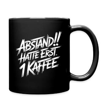 Distance! Tiens 1 café d’abord - Mug uni - noir - Droite