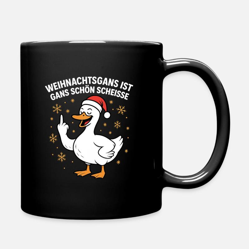 L’oie de Noël, c’est l’oie bien et tout - Mug uni - noir