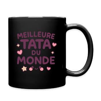 Meilleure Tata du Monde – Design Kawaii - Mug uni - noir - Droite
