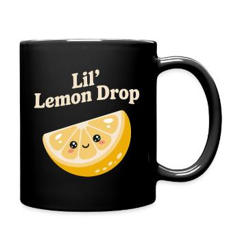 Lil’ Lemon Drop - Tasse einfarbig - Schwarz - Rechts