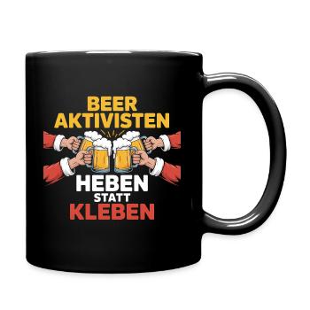 Activistes de la bière - Mème drôle de la boisson - Mug uni - noir - Droite