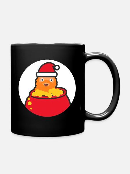 Christmas Themed Ginger_cs2 badge! - Full Colour Mug - black