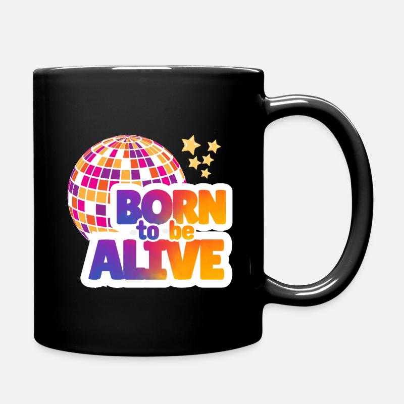 BORN TO BE ALIVE - Mug uni - noir
