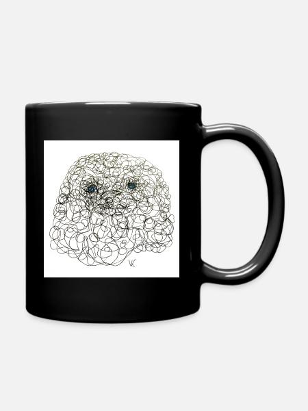 Curly Sherly - Tasse einfarbig - Schwarz